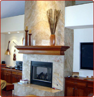 wholesale stone fireplace