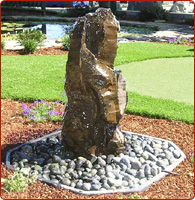 natural stone garden fountains