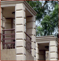 decorative stone pillars