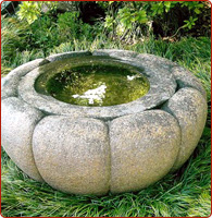 stone outdoor planters