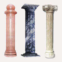 natural stone pillars