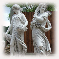 Natural stone figures