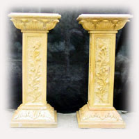 decorative stone pillars